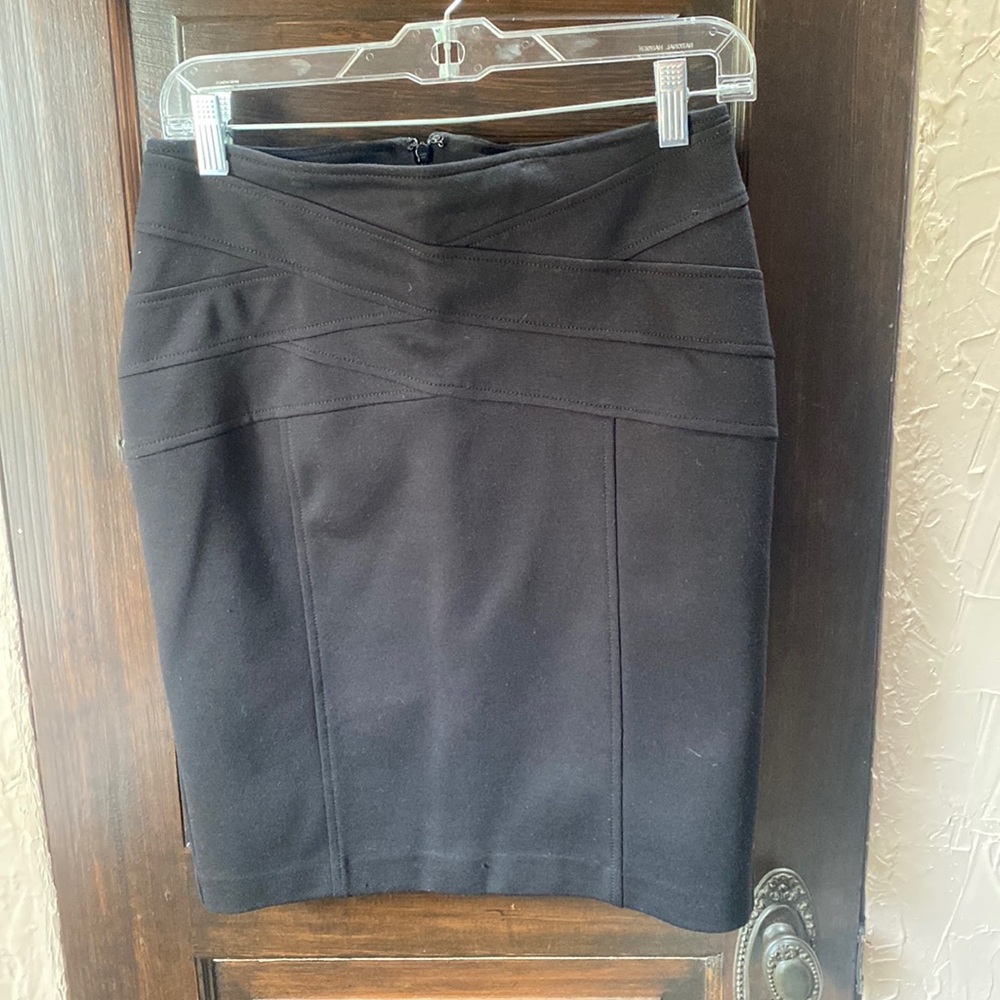 Black pencil skirt